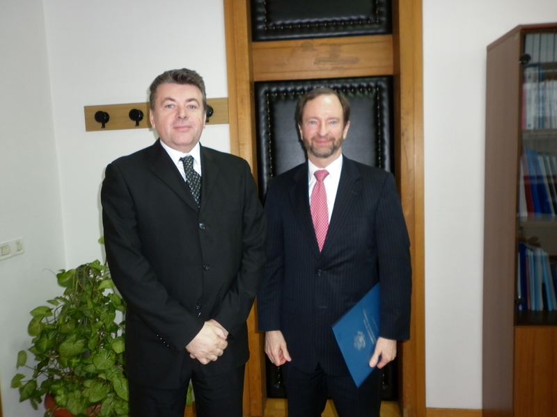 Speaker of the House of Representatives of the Parliamentary Assembly of Bosnia and Herzegovina, Milorad Živković met with the U.S. Ambassador 